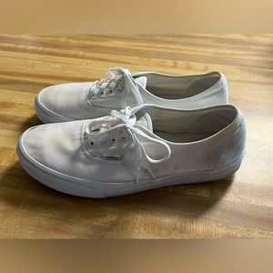 Vans Authentic White/White Mens Size 12
